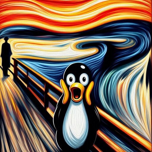 The Scream of Tux