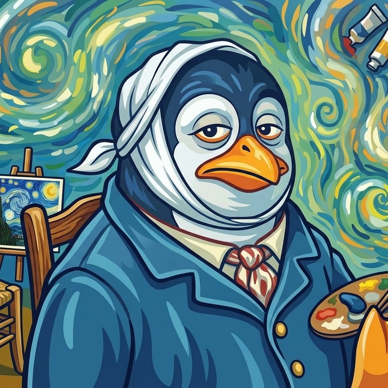 Self-Portrait of Tux